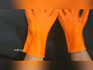 Peeled Potato Gloves Kitchen Vegetables Scraping Fish Scale Cleaning Gloves Non-slip Silicone Gloves Kitchen Tool Access