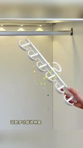 Nexlent Anti Slip Multi Hook Coat Rack Multifunctional Hanger with 6 Hooks