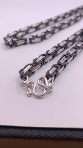 N089 สร้อยคอห้อยพระ สร้อยพระ สร้อยคอพระ สร้อยสแตนเลสแท้ สีดำ หนา 5 มม. ยาว 28 นิ้ว สร้อยพระ 1 องค์ สร้อยแสตนเลส สร้อพระผู้ชาย