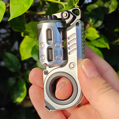 EDC Fidget Sliders Fidget Toys Tuning Fork Magnetic Push Egg Mechanical Ratchet Crisp Sound Cyber Core Multi-functional Toys