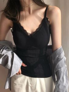 DVDK | Áo Camisole Kèm Quần Lót V-Neck Có Viền Ren Đẹp cho Mùa Hè