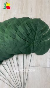 1LUSIN DAUN MONSTERA JUMBO HIAS ARTIFICIAL DEKORASI RUMAH WEDDING B8282-LS