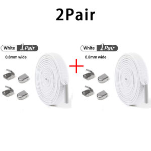 Elastic Laces Sneakers No Tie Shoe laces 8MM Wide Flat Shoelaces without ties Kids Adult Quick shoelace Shoe Accessories