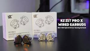 KZ | KZ ZST PRO X Hybrid Dynamic Balanced IEM in Ear Monitor Headphones 1DD 1BA HiFi Earphones Detachable Cable Audiophile Musician