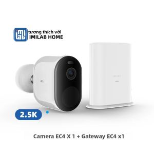Camera Không Dây Ngoài Trời IMILAB EC4 2.5K HD IP WiFi Sử Dụng Năng Lượng Mặt Trời Giám Sát An Ninh Thông Minh Màn Hình CCTV Với Zoom Kỹ Thuật Số Và Phát Hiện Chuyển Động