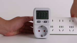 COD AIDEEPEN Stop Kontak Colokan alat Pengukur Listrik kWh Meter Digital EU 16A 230V - PMB07