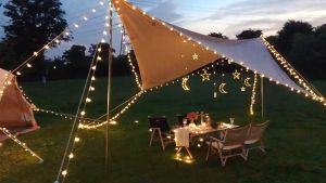 3x3m Awning Waterproof Tarp Tent Shade Ultralight Garden Canopy Anti-ultraviolet Canopy Awning Tent Sun Shelter Tent Beach Waterproof Shade