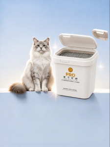 Fager | Long-Hair-Cat Specific Clay Litter Natural Spongolite Deodorizing Dust-Free Quick-Clumping 12kg