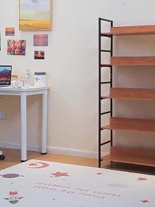 MOLORE | Floor-standing Multi-layer Metal and Wood Bookshelf for Home