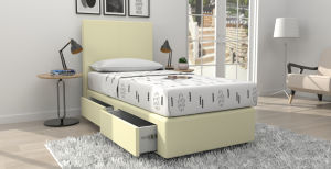 mooZzz | Multi Combo Divan / 3.5FT Super Single Bed Frame / Open Divan / Box Divan / Drawer Divan / Storage / Space Savvy /5 Headboard Designs / 5 Colours