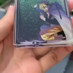 Bandai | Naruto Sasuke Anime Để Bàn Trang Trí Acrylic Cảnh Tuyết Lắc Khối Sưu Tập Trang Trí Bàn Quà Tặng Cho Người Hâm Mộ Cosplay Chống Đỡ