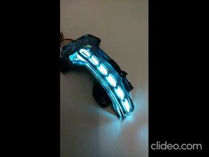 HONDA City/Jazz/Hrv/Brv/Crv/Odyssey/Accord Side Mirror Sequential Turn Signal LED DRL LIGHT SMOKE Color (Ice Blue+Amber)