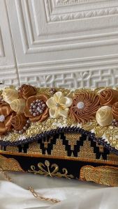 Putra Sukapura Handycraft Clutch Pesta Wanita Dompet Tapis Bordir Model Gajah