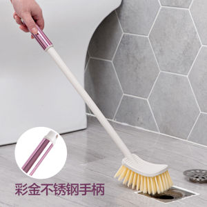 Jujiajia Bristle Long-Handled Brush Bathroom Wash Floor Brush Toilet Brush Floor Handy Gadget Tile Cleaning Brush