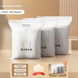 ASCOR | Dust Remover Adhesive Roller For Clothes Bed Dust Pet Hair Removal Tear-off