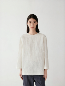 ICICLE | Runway Style Long Sleeve Embroidered Blouse Cotton Linen