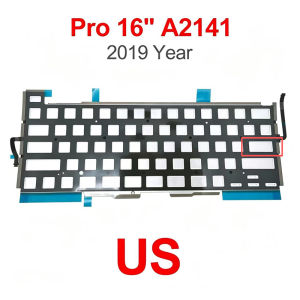 New Laptop Keyboard US Backlight For MacBook Pro 16" A2141 Keyboard Backlit Sheet 2019 Year