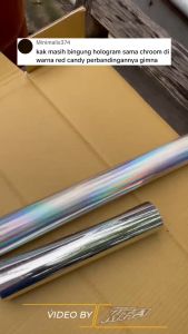 Stiker Decal Motor Kawasaki KLX 150 Motif Racing Hitam Merah