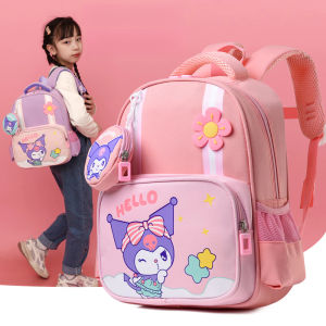 Kuromi Backpack for Girls School Bag Canvas Bagpack Kuromi Bagpack Kindergarten School Bag