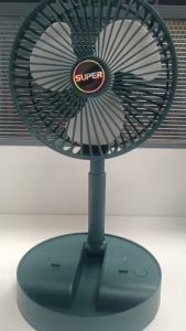 พัดลม พกพา พัดลมตั้งโต๊ะ แบบพกพา มีแบตในตัว พับเก็บได้ ปรับแรงลมได้ 3 ระดับ ปรับมุม 180° องศา Cosy99