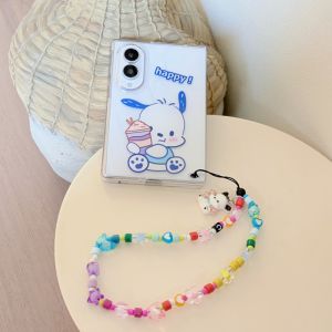 Sanrio | Ốp Điện Thoại Hình Chú Chó Hoạt Hình Dễ Thương Dành Cho Samsung Galaxy Z Fold 8 Ultra6 5 4 Có Dây Đeo Chống Sốc Chống Trầy Xước Chống Nước