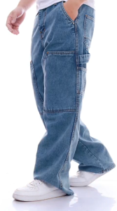 Asoheh Celana Denim Carpenter Korean Look Skena Wide Leg Premium Approved High Quality