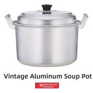 Deepened Thick Aluminum Soup Pot Large Capacity Non-Coating