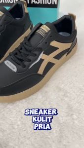 NEW!!! Sneakers Kulit Pria Import MYJ03 Sepatu Import Kasual Pria Kulit Terkeren (+Box) Import