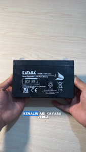 Aki Mobil Mainan UPS VRLA KAYABA 6V 7AH Accu Kering