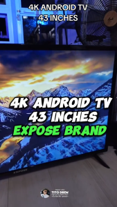 EXPOSE Smart TV 50 inch 4K TV flat screen smart tv Smart TV 43 inch android TV 32 inch Google TV Digital televisions