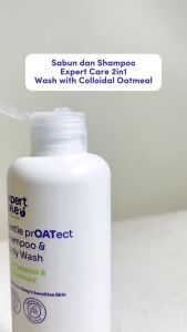 Expert Care 2in1 Body Wash With Colloidal Oatmeal - Sabun Sampo Bayi Anak 250ml Bebas Paraben & SLS