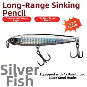 Ewitgo | Long Cast Sinking Pencil Lure Saltwater and Freshwater
