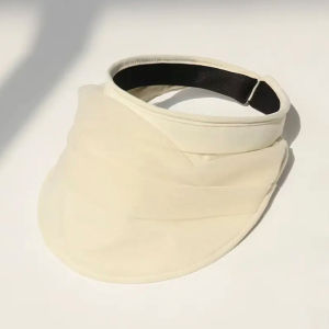 Womens Sun Hat UPF50+ UV Protection Casual Style Foldable Big Brim Empty Top Mesh Foldable Summer Travel New 2025 Model