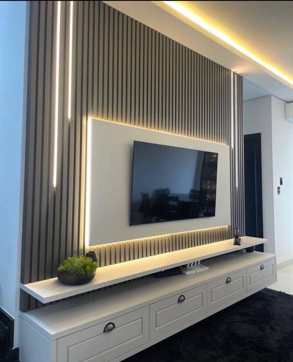 custom backdrop tv sesuai ukuran dan selera anda di ukur dulu ya