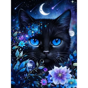 Jigsaw Puzzle for Adults 500/1000/1200/2000PCS Cat Moon Landscape Artwork Mindful Game Stress Relief Decor Gift