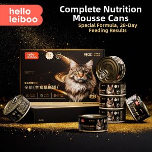 HELLOLEIBOO | Premium Complete Nutritious Cat Food Pate For Kittens And Adults