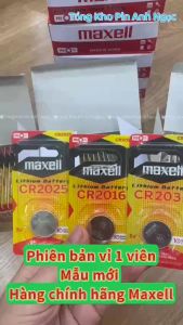 Vỉ 1 Viên Cao Cấp CR2032H / CR2025 / CR2016 Hàng Chính Hãng Maxell