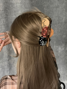 Large Size Cute Dog Cartoon Hair Claw Clip Womens Hair Accessory Unique Design Shark Clamp Fashionable Hair Grips for Girls