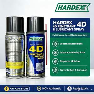 Hardex 4D Penetrating Oil and Lubricant Spray 120ML WD-40 alternative