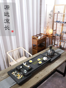 Ujin สีหิน ถาดชาใช้ในบ้านน้ําเดือด Creative Kungfu ชุดชาชาตารางวิ่งน้ําฟาร์มปลาชา Sea เดสก์ท็อปถาด ถาดชา ถาดชากาแฟ - Lazada