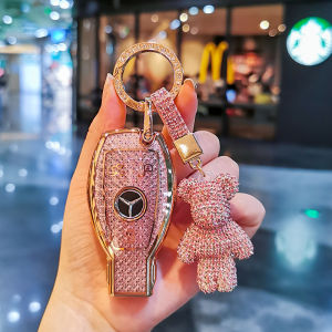 Mercedes-Benz Key Cover Case Suitable for C260L E300L C200L GLC/GLA V-Class Simple Style TPU Material Driving Personal Item