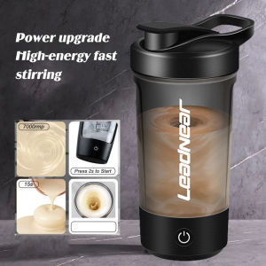 2025 New Self-Stirring Shaker Cup USB Charging Shaker Cup for Protein Shake Meal Replacement Shake Portable Sport Mixing Cup
