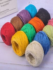 Colorful Hemp Rope DIY Handwoven Material for Photo Decoration Tag Hanging And Bottle Binding Vintage Style Craft Supplies