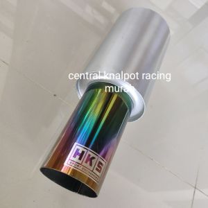 TERMURAH KNALPOT RACING MOBIL HKS PELANGI COCOK UNTUK JAZZ BRIO AVANZA XENIA LUXIO COROLLA GRANMAX FUTURA. KNALPOT RACING MOBIL HKS PELANGI. HKS PELANGI