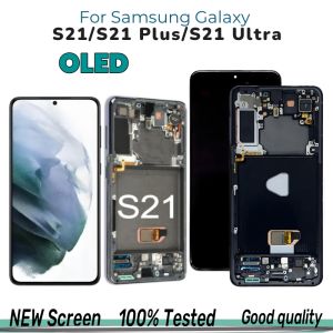 OLED LCD For Samsung Galaxy 5G S21 Plus G996B G996U S21 Ultra G998 LCD With Frame S21 G991B G991U Display Touch Screen Replace