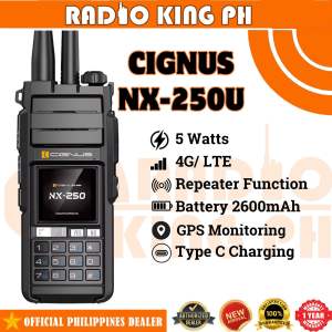 NEW Cignus NX250U hybrid radio combining UHF and Push-to-Talk over Cellular (PoC) Radio