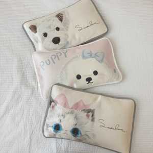 Spring and Summer Cartoon Cute Kids Pillowcase Class A Ice Silk Baby 30 * 50cm Single Newborn Kindergarten Pillowcase