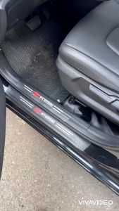 Nẹp bước chân Ốp bậc cửa CACBON xe Stargazer 2022 2023 2024 2025 vân Carbon Cao cấp Phụ kiện trang