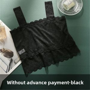Anti-Slip Back Beauty Lace Strapless Bra Thin Breathable Innerwear