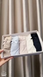 Set 5 quần lót nữ su lụa siêu mỏng phối ren hoa thoáng mát gợi cảm 1271